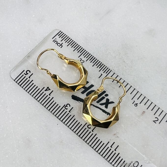 Small Hoop Earrings in 9ct Gold