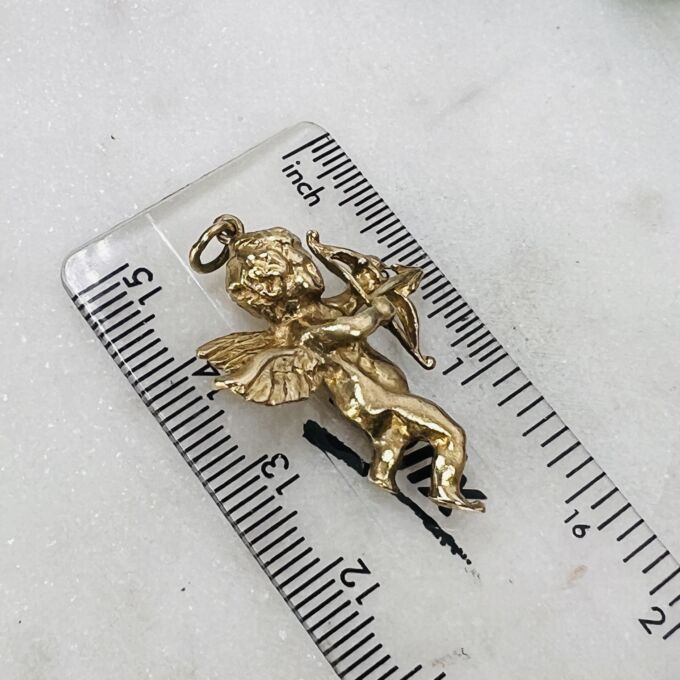 Cupid Pendant in 9ct Gold