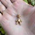 Articulated Teddy Bear Pendant in 9ct Gold