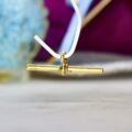 Simple T Bar Pendant in 9ct Gold