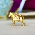 Heavy Horse Pendant in 9ct Gold