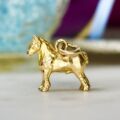 Heavy Horse Pendant in 9ct Gold
