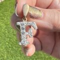 Letter F Pendant in 9ct Gold