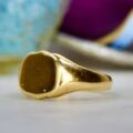 Heavyweight Shield Signet Ring in 9ct Gold