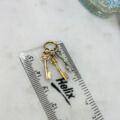 Three Key Charm Pendant in 9ct Gold