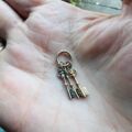 Three Key Charm Pendant in 9ct Gold