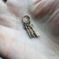 Three Key Charm Pendant in 9ct Gold