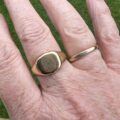 Heavyweight Shield Signet Ring in 9ct Gold