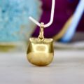 Pavé Set Purse Charm Pendant in 9ct Gold