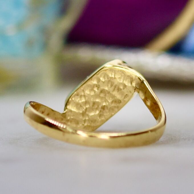 Blue John Ring in 9ct Gold