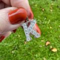 Initial Letter K Pendant in 9ct Gold