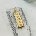 Ingot Pendant in 9ct Gold