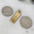 Ingot Pendant in 9ct Gold