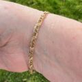 Infinity Kisses Link Bracelet in 9ct Gold