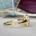 Lab Grown 2ct Radiant Diamond Solitaire in 14ct Yellow Gold
