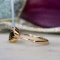 Pink and Green Tourmaline Ring in 18ct Rose Gold