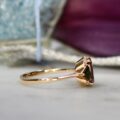 Pink and Green Tourmaline Ring in 18ct Rose Gold