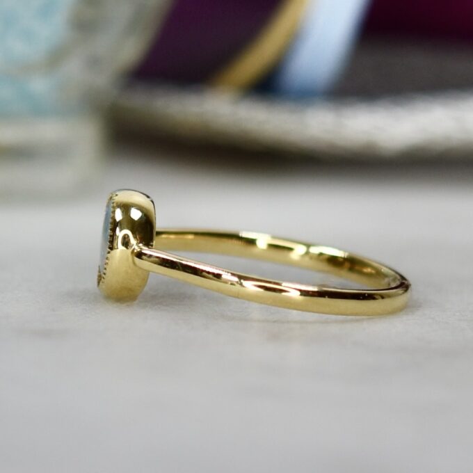 Opal Ring in 18ct Yellow Gold