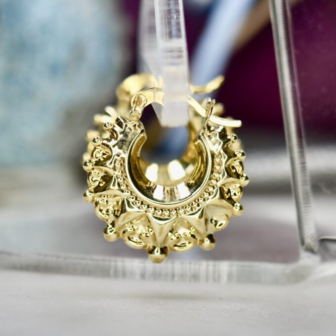 Creole Earrings in 9ct Gold