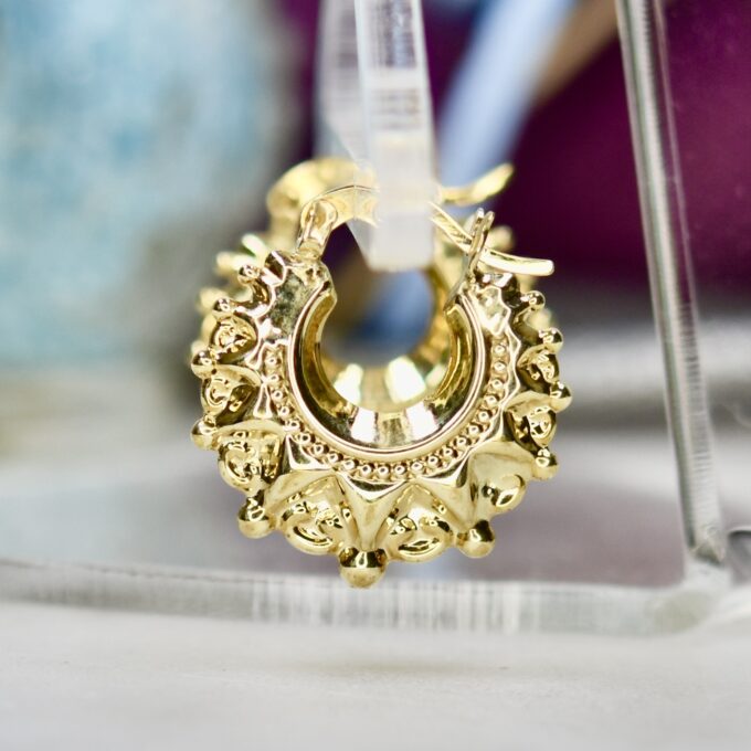 Creole Earrings in 9ct Gold