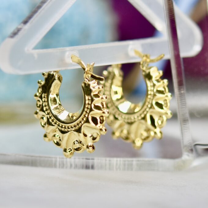 Creole Earrings in 9ct Gold