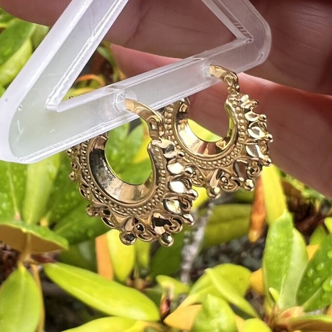 Creole Earrings in 9ct Gold