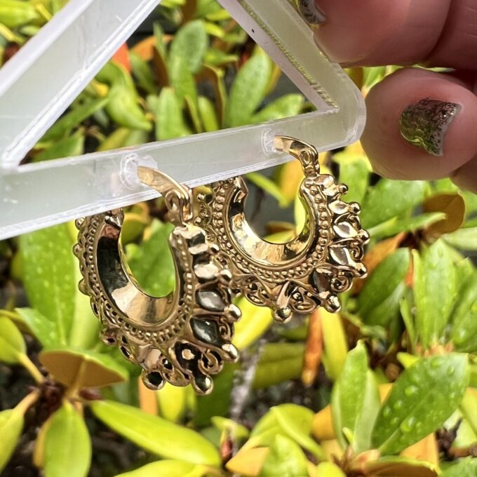 Creole Earrings in 9ct Gold