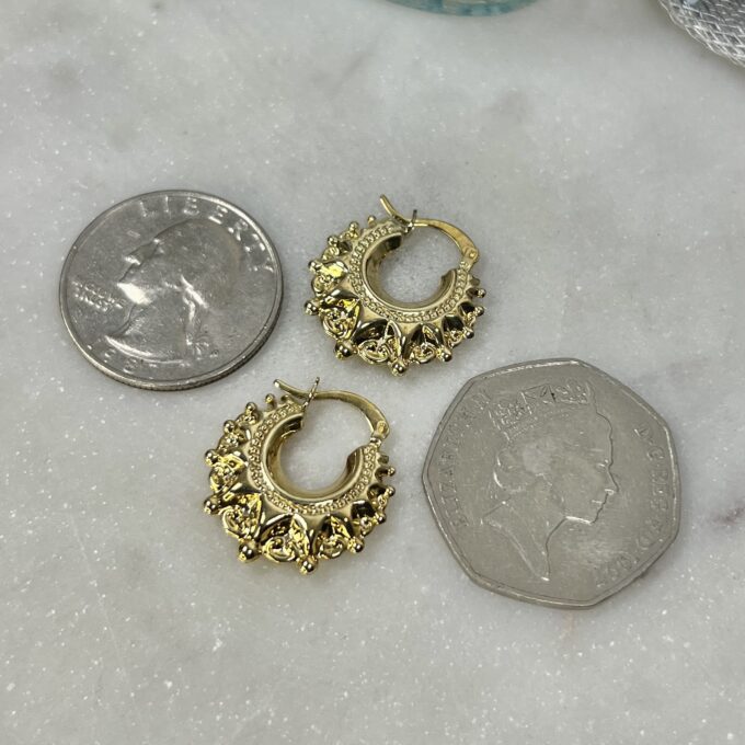 Creole Earrings in 9ct Gold