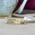 Lab Grown 1ct Round Diamond Solitaire Ring in 9ct Gold