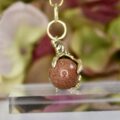 Eagle or Dragon Claw Pendant with Goldstone Ball in 9ct Gold