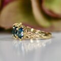 Five Stone London Blue Topaz Ring in 9ct Gold
