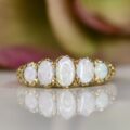 Five Stone opal Ring in 9ct Gold