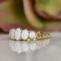 Five Stone opal Ring in 9ct Gold