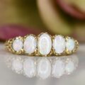 Five Stone opal Ring in 9ct Gold
