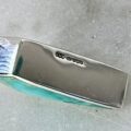 Turquoise & Agate Kite Pendant in Sterling Silver