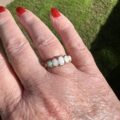 Five Stone opal Ring in 9ct Gold