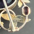 Antique Lavalier Pendant Brooch in 9ct Gold
