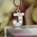 Initial Letter J Pendant in 9ct Gold