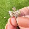 Bow Brooch Pendant in 9ct Gold