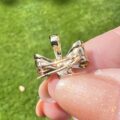 Bow Brooch Pendant in 9ct Gold
