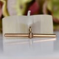 Classic T Bar Pendant in 9ct Rose Gold