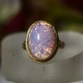 Multicolour Solitaire Ring in 9ct Gold