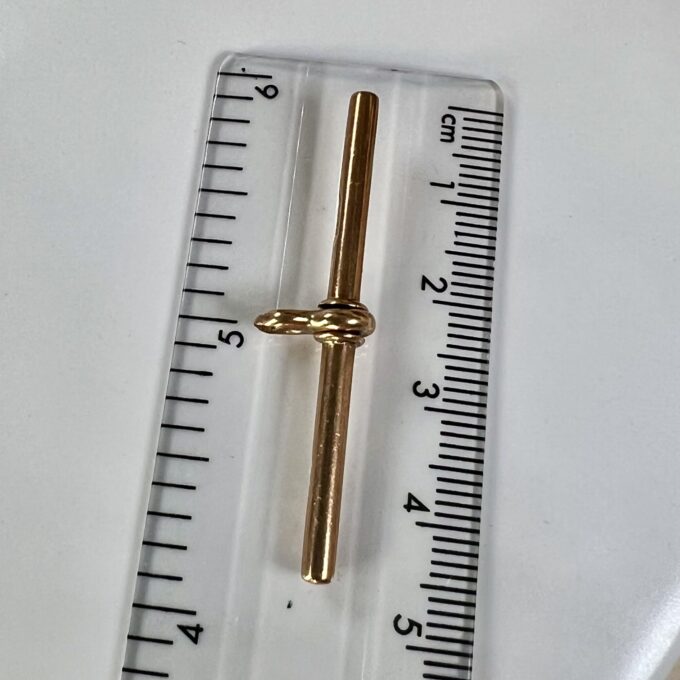 Classic T Bar Pendant in 9ct Rose Gold