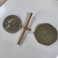Classic T Bar Pendant in 9ct Rose Gold