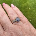 Sapphire & Diamond Ring in 9ct Gold