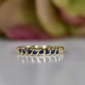 Dainty Sapphire Stacking Ring in 9ct Gold