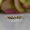 Dainty Sapphire Stacking Ring in 9ct Gold