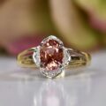 Pink Tourmaline Ring in 9ct Gold